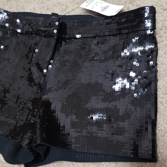 NWT Express sequin shorts - Picture 2 of 4